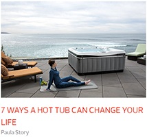 a hard workout in the gym can lead to sore muscles and a hot tub can be your relief
