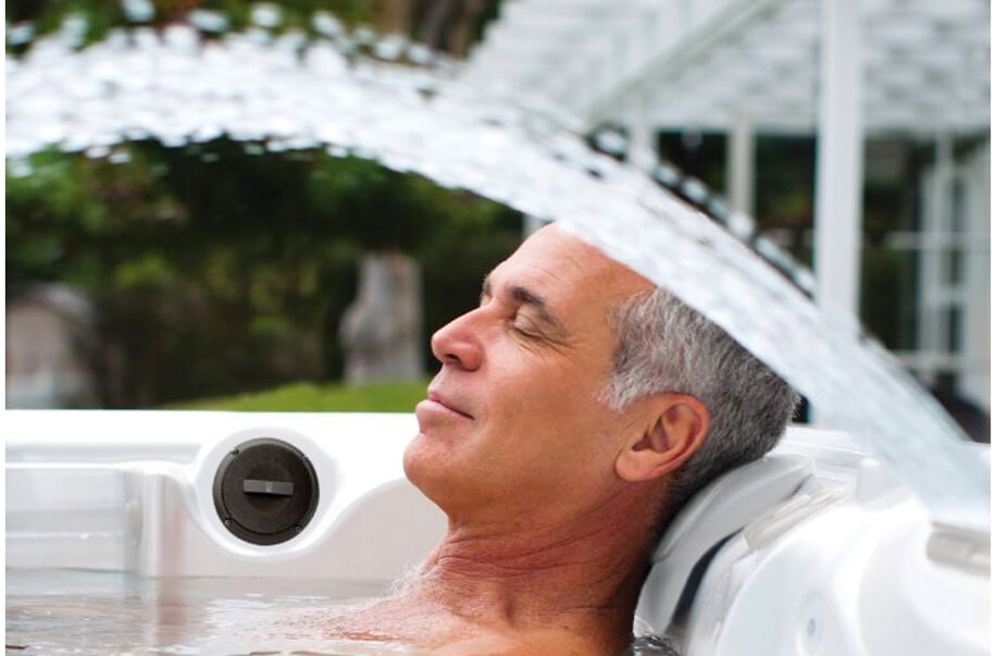 Sit back and enjoy the sound of the Makena's water feature