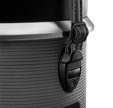 close-up image of the child-resistant safety locks on a caldera hot tub cover