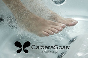 Caldera hot tubs provide the best hot tub foot massage